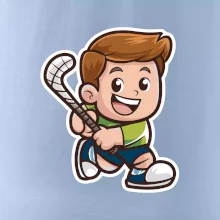 Ikona pozemní hokej kluk