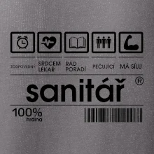 Čárový kód sanitář