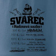Svářeč - hodinová sazba