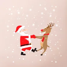 Tancující Santa a sob