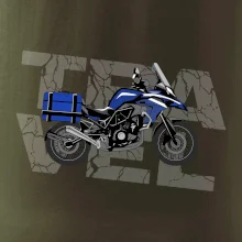 Cestovní enduro modré