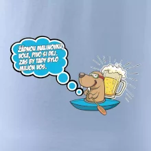 Žádnou malinovku, ale pivo