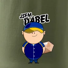 Jsem ďábel doručovatel modro žlutý