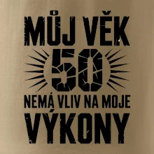 Můj věk nemá vliv na moje výkony