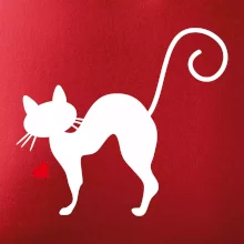 Zamilovaná kočka prohnutá