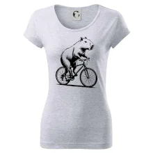 Kapybara na kole černá