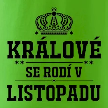 Králové se rodí v listopadu