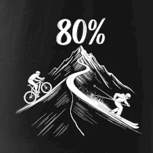 Narozeniny cyklista a lyžař 80