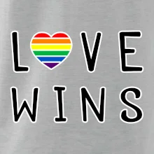 Love wins nápis