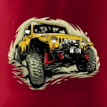 Žlutý offroad s navijákem