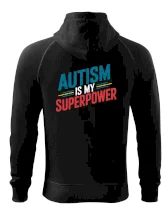 Šikmý nápis Autism is my superpower