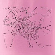 Mapy měst černobílé Klatovy