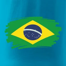 Brazílie vlajka štětkou