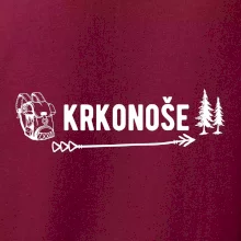 Krkonoše nápis