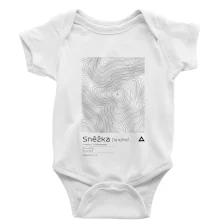 Sněžka - vrstevnice v obdélníku