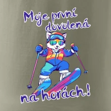 Moje první dovolená na horách modrá liška