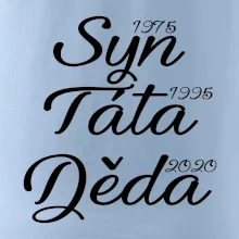 Syn, táta děda - vaše ročníky