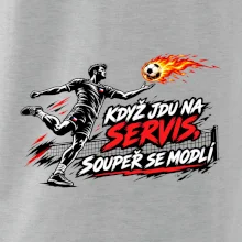 Nohejbalový pekelný servis