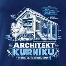 Architekt kurníku technický výkres