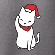 Vánoční kočka mávající