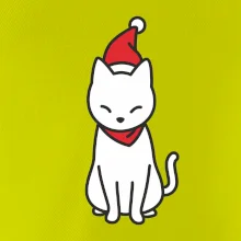 Vánoční kočka sedící