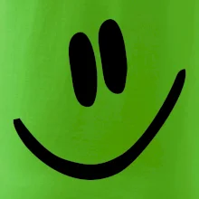 Emoji bez obrysu - usměv