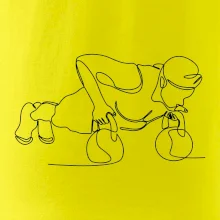 Kitebell posilování jedním tahem