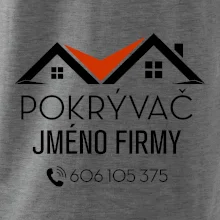Tričko pro pokrývače - Dvě střechy