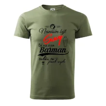 Nesnáším být sexy - nápis - barman / barmanka Nesnáším být sexy - nápis - barman / barmanka
