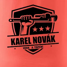 Instalatér - Erb vlastní nápis