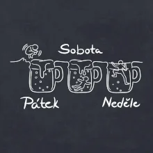 Pátek sobota neděle pivo