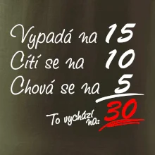 Vypadá, cítí se, chová se - 30 let