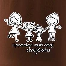 Opravdoví muži dělají dvojčata - holka kluk