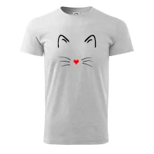 Kočka - srdce místo nosu