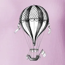 Horkovzdušný balón  kreslený