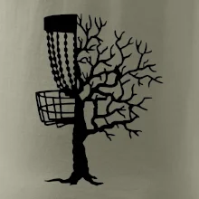 Disc golf pozor strom