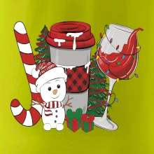 Vánoce, víno a sněhulák