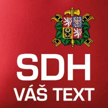 Sbor dobrovolných hasičů - znak bez nápisu + Nápis na zádech