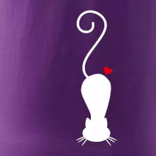 Zamilovaná kočka ležící