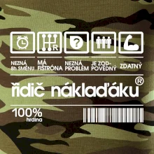 Čárový kód řidič náklaďáku