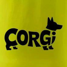 Corgi nápis v těle