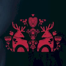 Folklor - dva jeleni