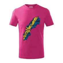 Mapy - názvy měst - Švédsko