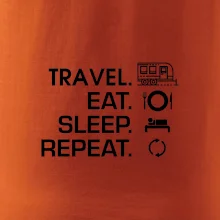 Eat sleep travel - Velký  přívěs