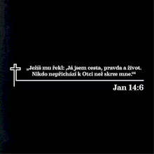 Citáty z bible - Jan 14:6
