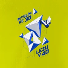 Bouldering myslím ve 3d lezu v 4d