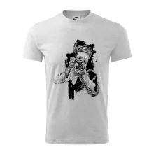 Fotograf kreslený tužkou