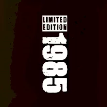 Limited edition 1985 pruh