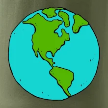 Planeta na prsu - Amerika