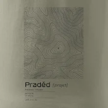 Praděd - vrstevnice v obdélníku
